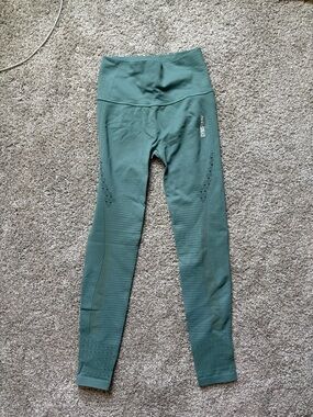 Gymshark Seamless High-Waist Leggings - Teal Green